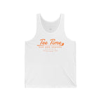 "Golf Tee Time in Sea Isle City" - Golf Tank Top