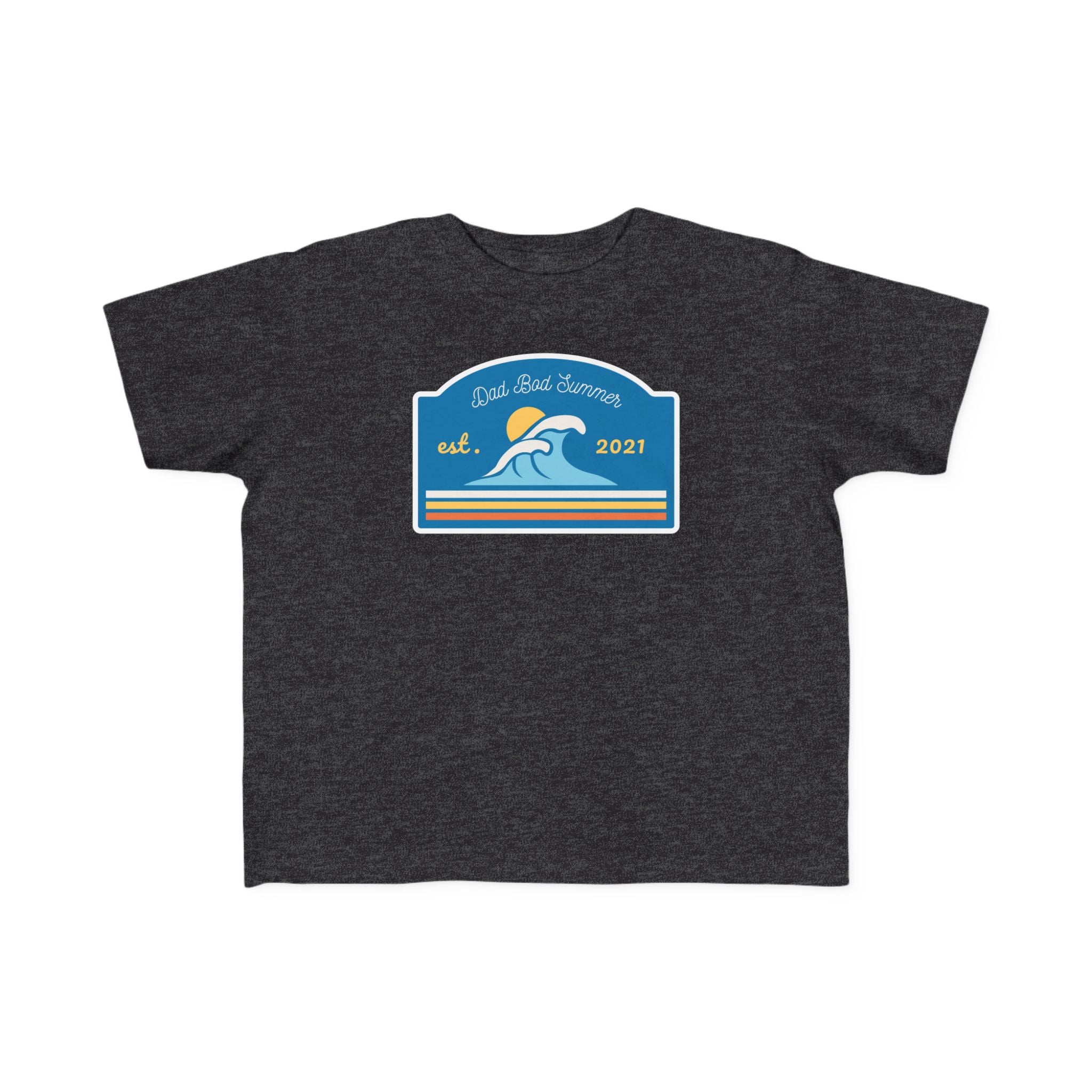 "Dad Bod Summer Ocean Waves" - Toddler Beach Shirts