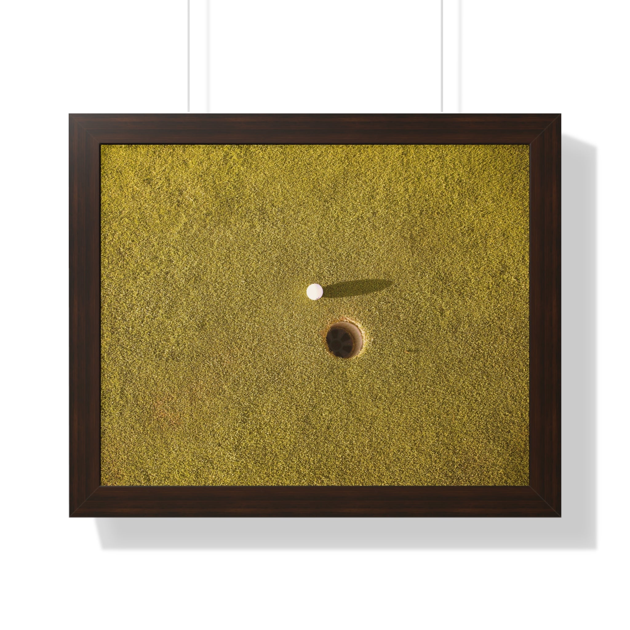 "Inches Away Golf Shot" - Golf Wall Art