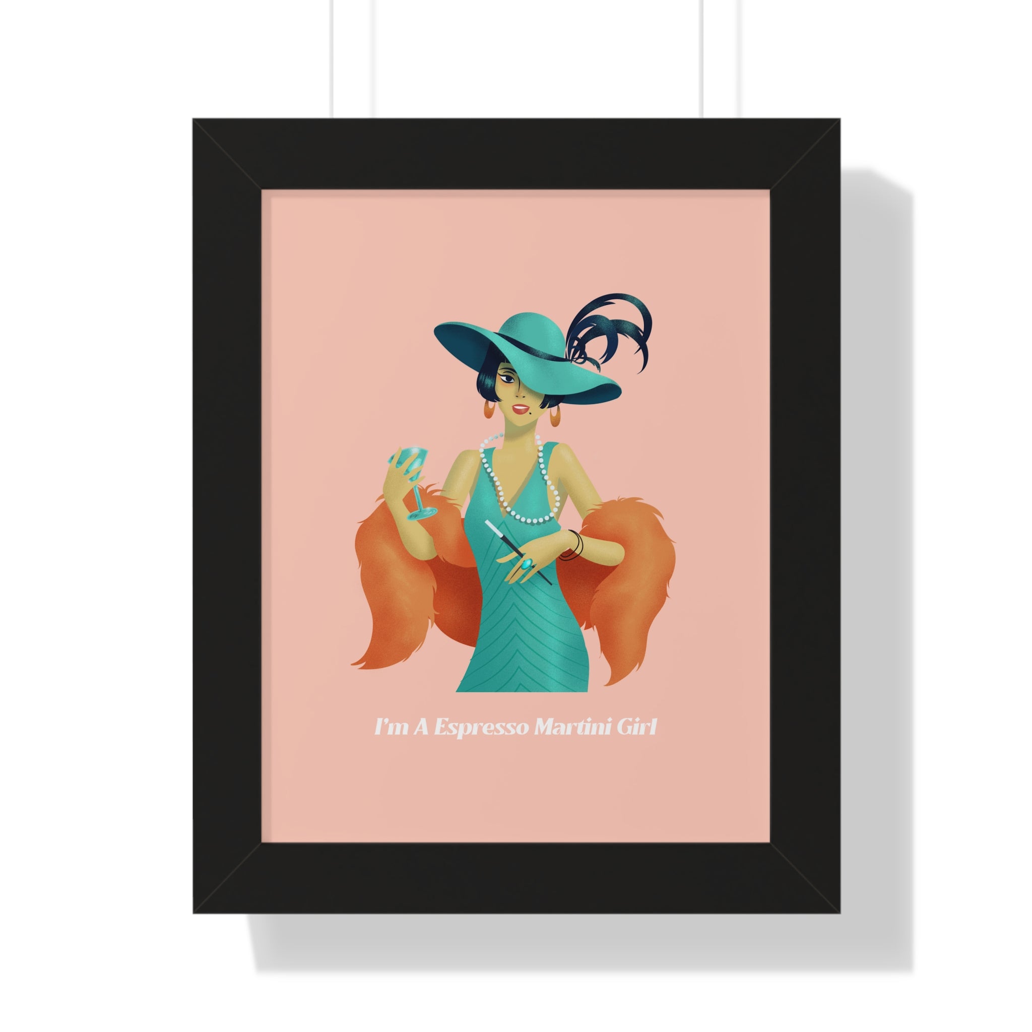 "I'm An Espresso Martini Girl" Espresso Martini Wall Art - Espresso Martini Art - Espresso Martini Clip Art