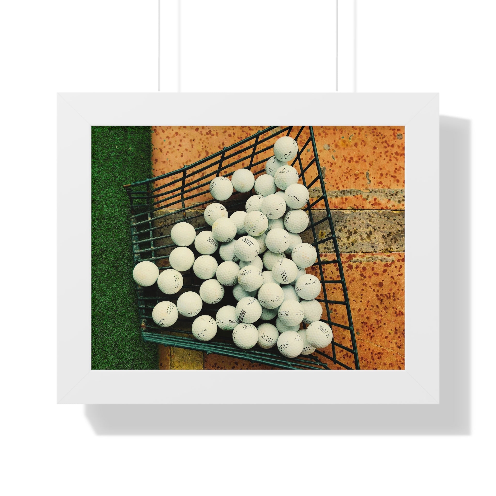 "Driving Range Balls" - Golf Wall Art