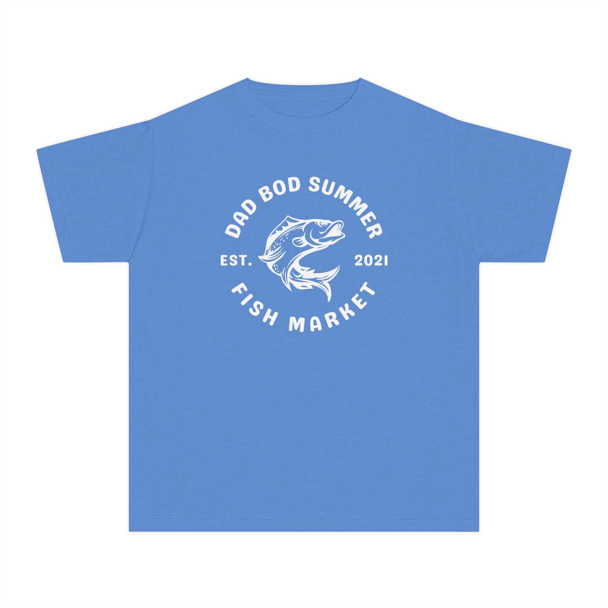 Dad Bod Summer Fish Market | Kids Fishing Shirt