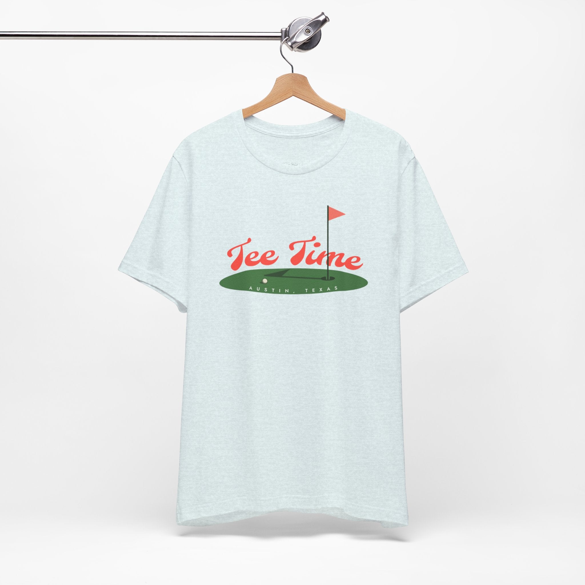 "Austin, Texas Golf Tee Time" - Golf T Shirt