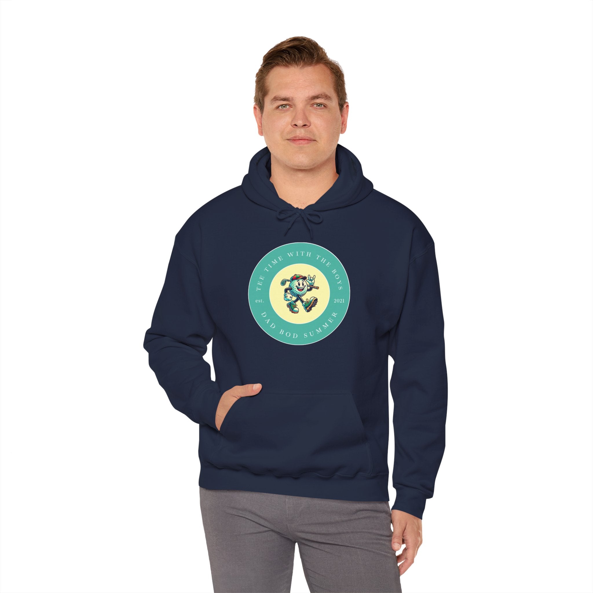 "Tee Time With The Boys Golf Theme" - Golf Hoodie