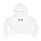 "Moms Need Naps, Too" Crop Hooded Sweatshirt
