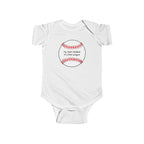 "My Mom Peaked in Little League" - Baseball Onesie