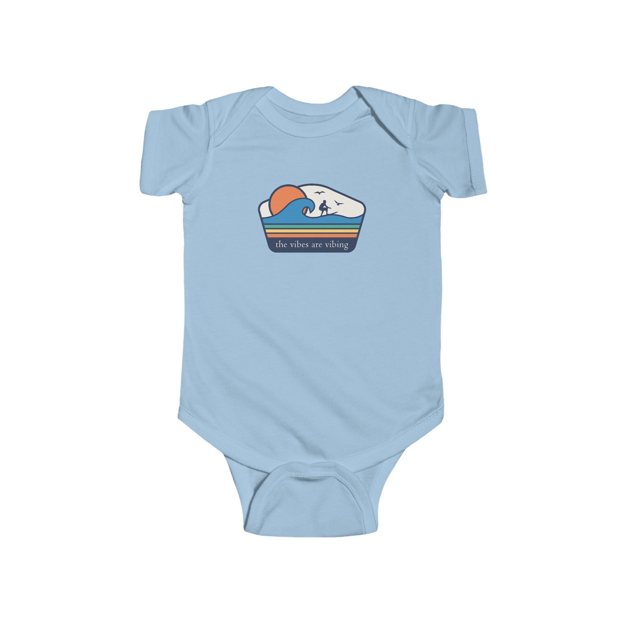 "Ocean Vibes Are Vibing" - Baby Onesie