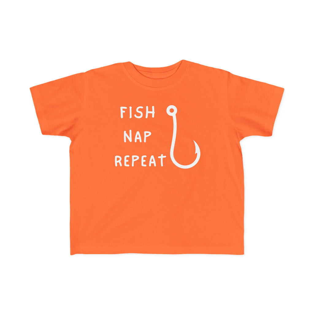 Fish, Nap, Repeat | Toddler Fishing Shirt
