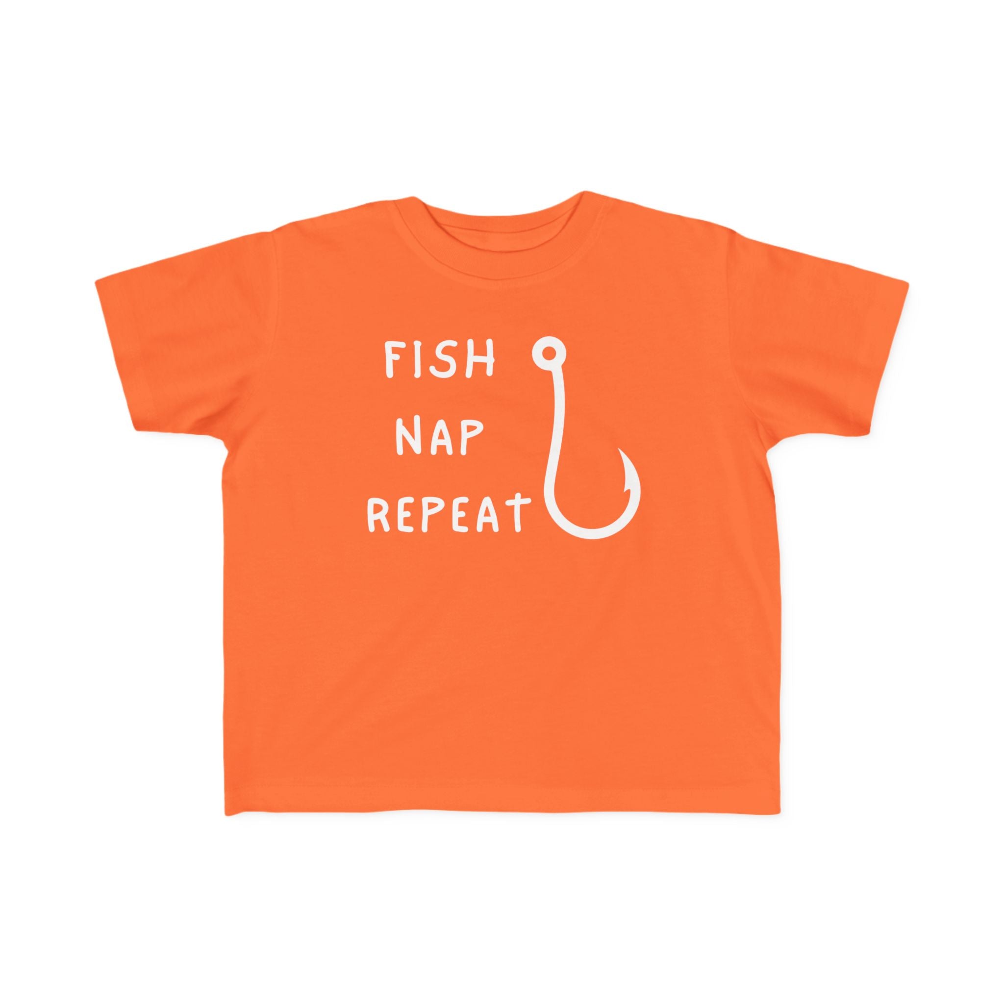 Fish, Nap, Repeat | Toddler Fishing Shirt