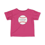 "My Pop Pop Peaked in Little League" - Infant Baseball Shirt