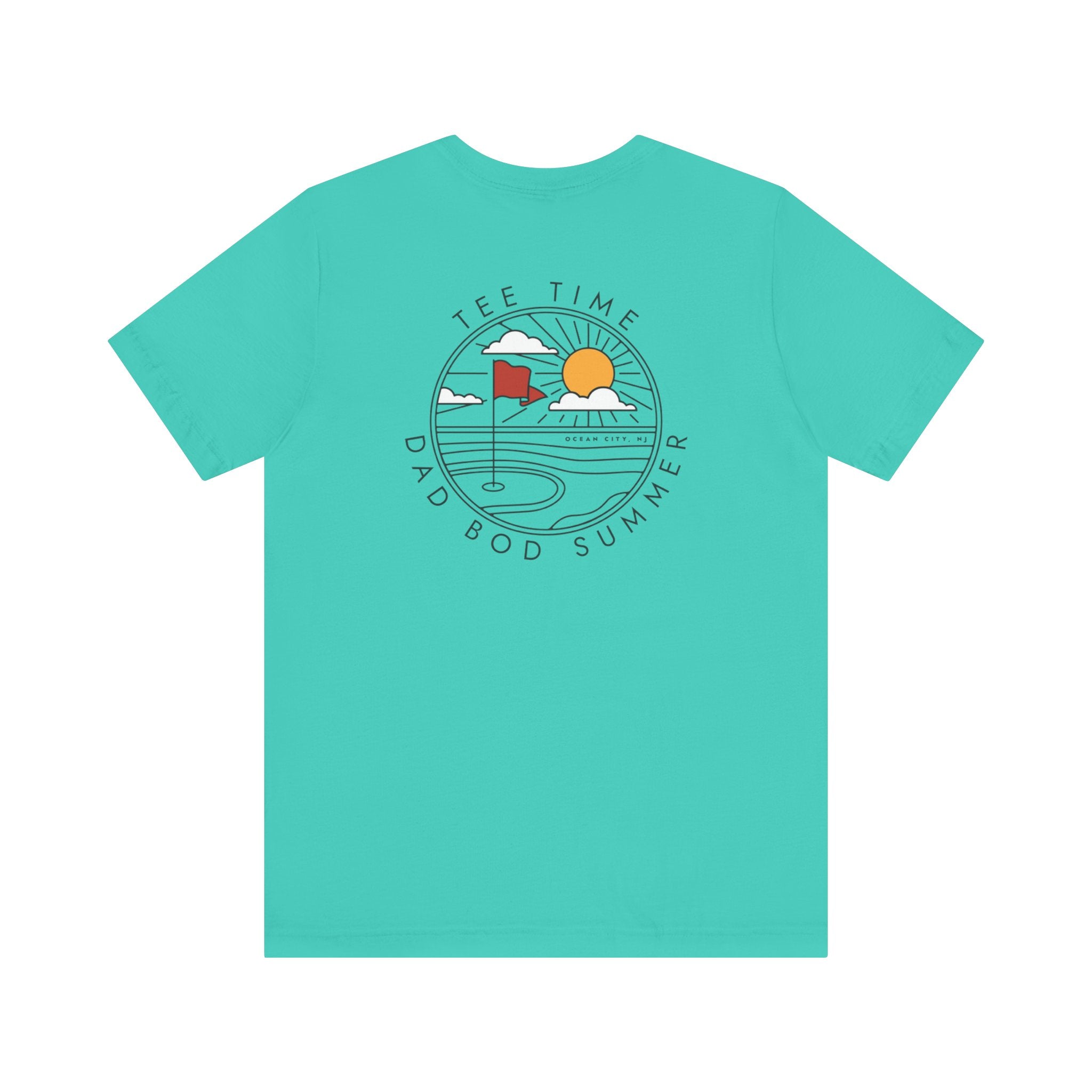 "Ocean City, New Jersey Tee Time" - Golf T Shirts