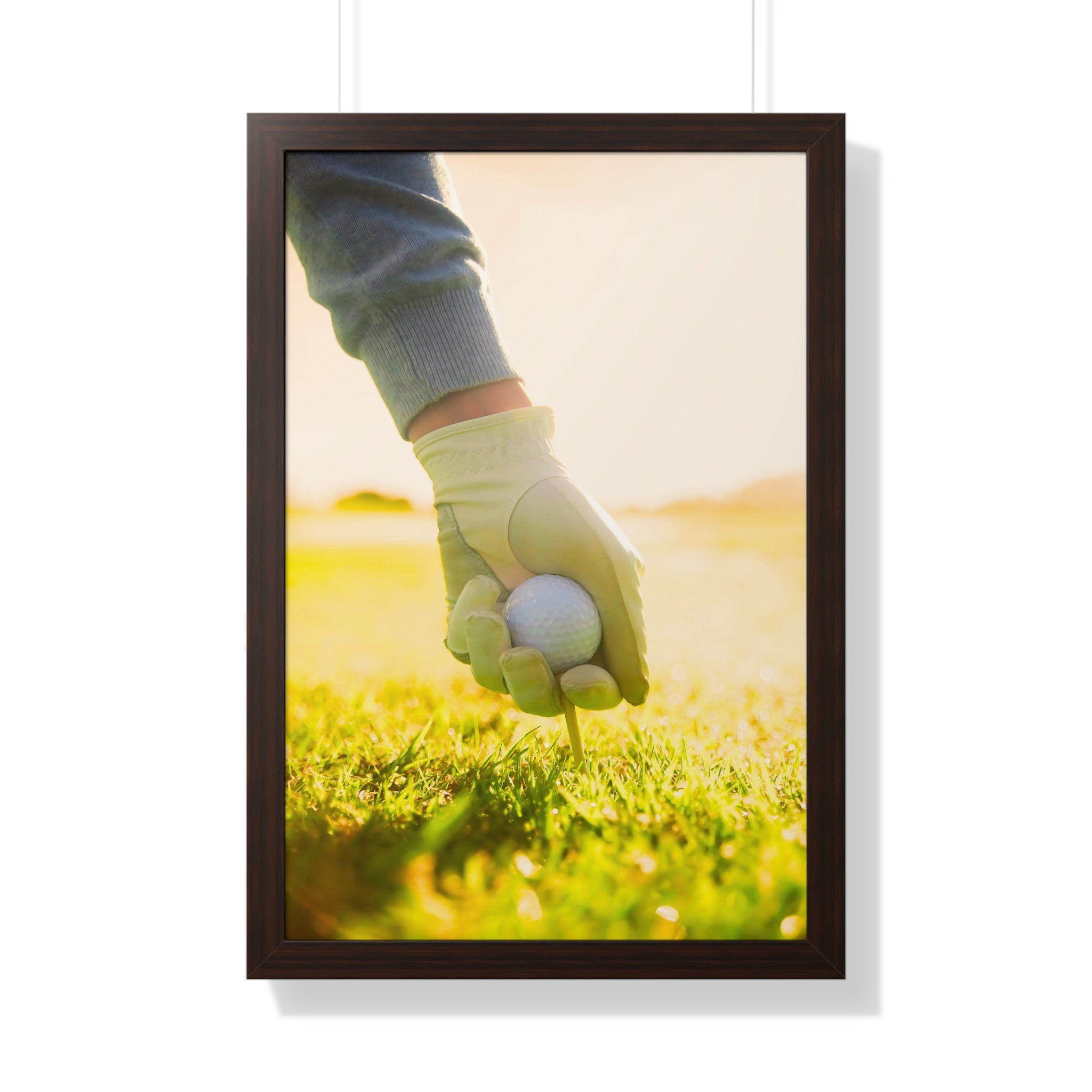 "First Shot Of The Day" - Golf Wall Art