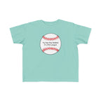 "My Pop Pop Peaked in Little League" - Toddler Baseball Shirt