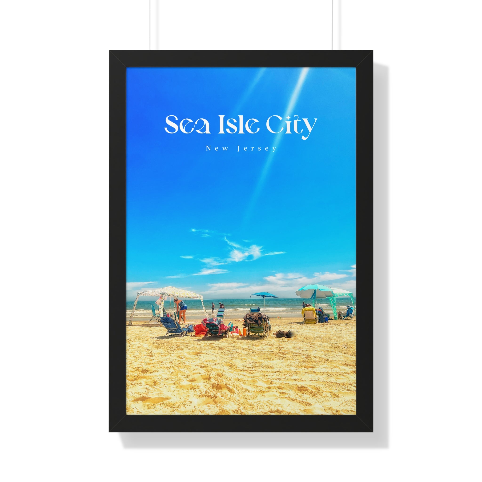 Sea Isle City Wall Art - Beach House Wall Art - Beach Wall Art - Sea Isle City