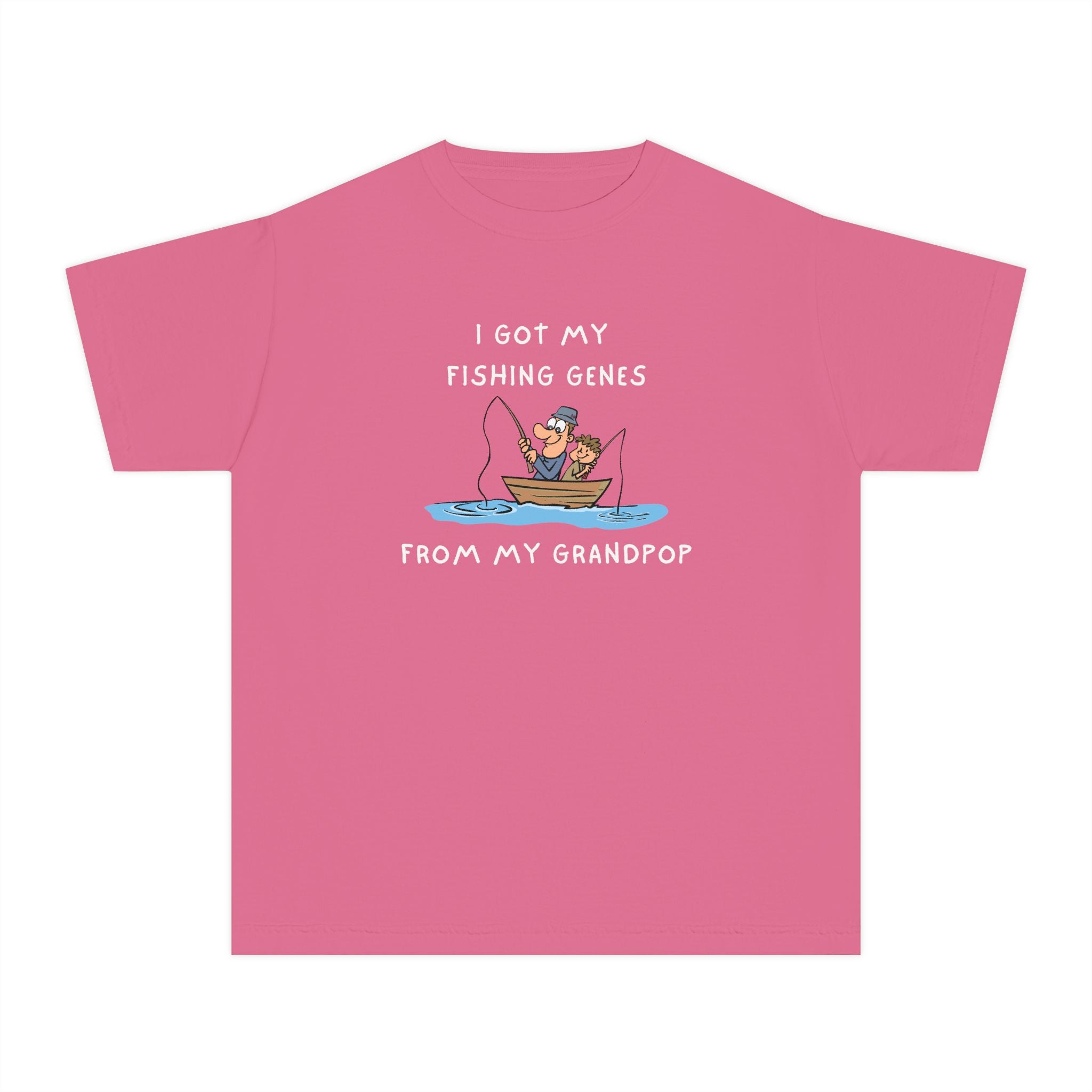 I Got My Fishing Genes From My Grandpop | Kids Fishing Shirt