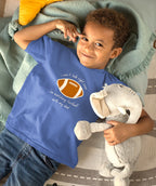 "Watching Football With My Dad" - Toddler Football Shirt