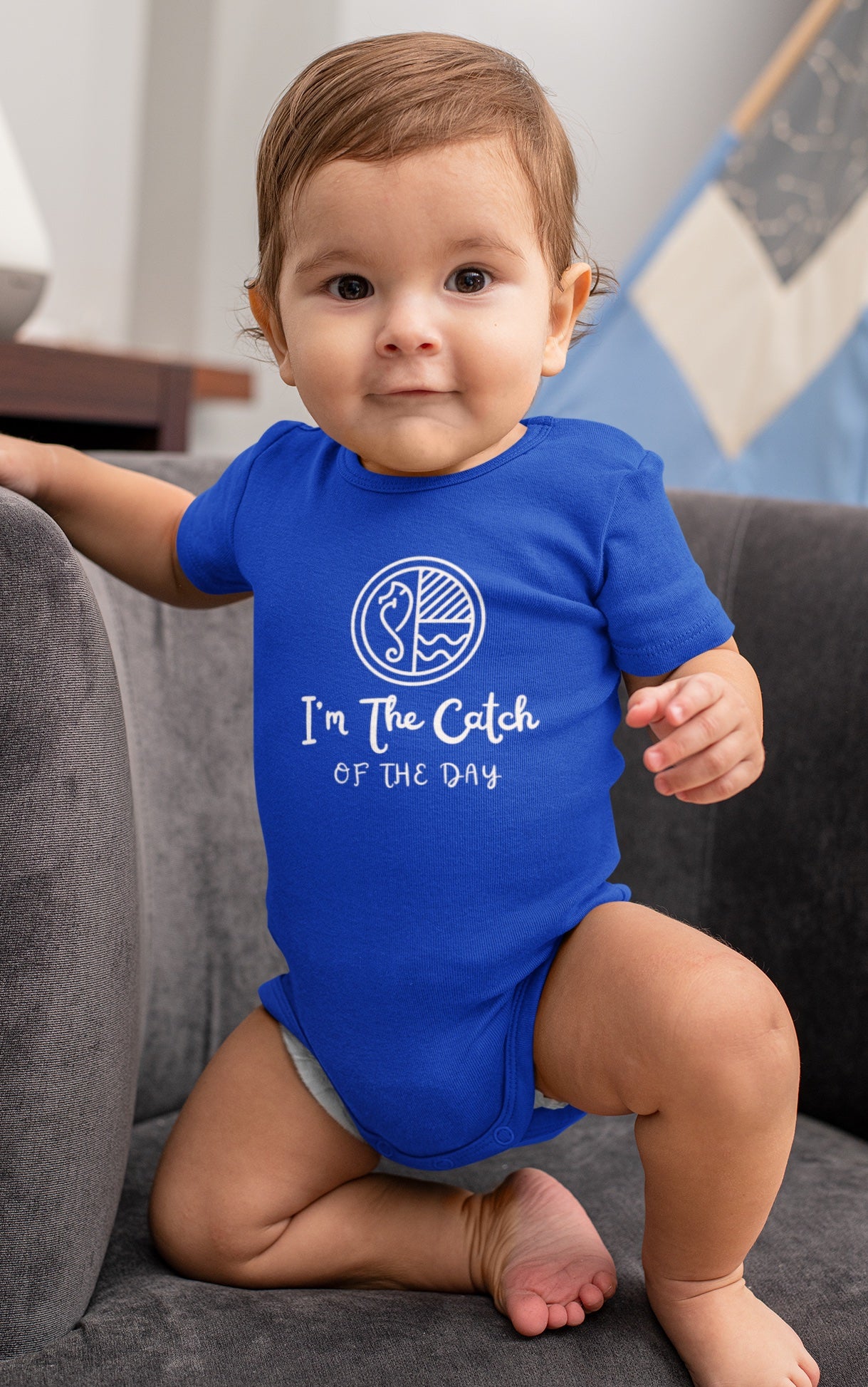 I'm The Catch Of The Day | Fishing Onesie