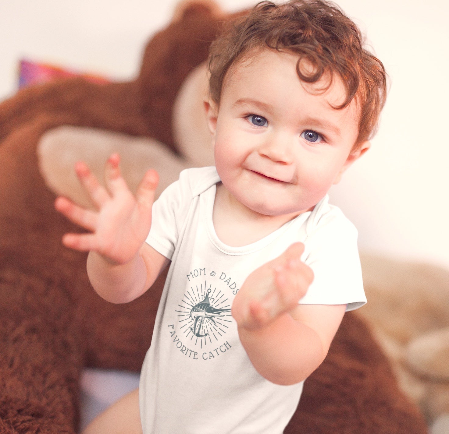 Mom and Dad's Favorite Catch | Fishing Onesie