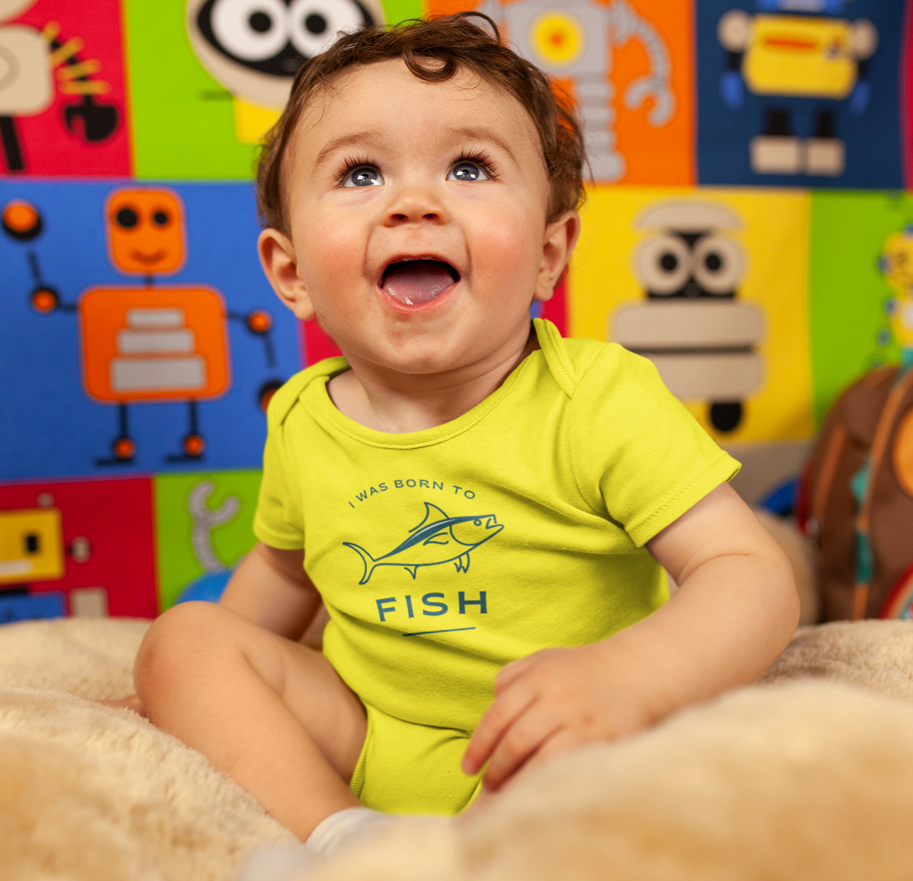 I Was Born To Fish | Fishing Onesie