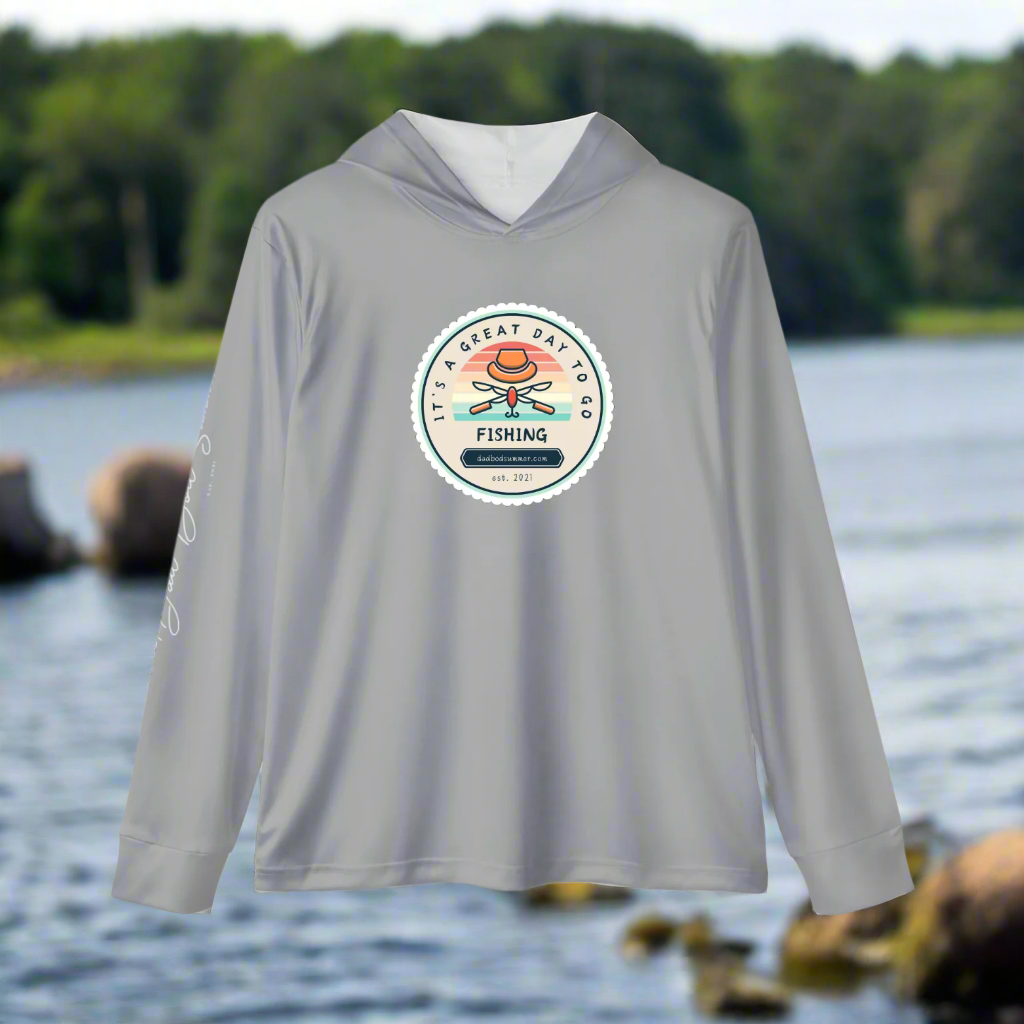 "It's A Great Day To Go Fishing" Fishing Performance Hoodie