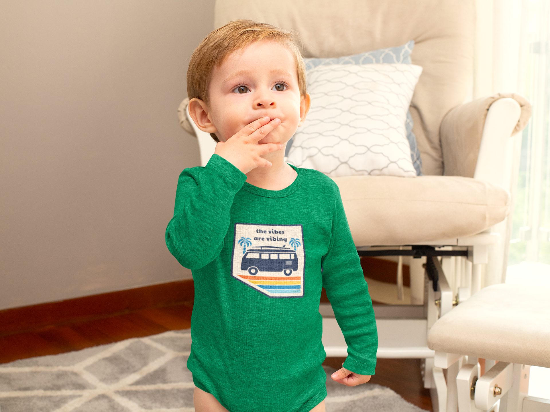 "Road Trip Summer Vibes" - Baby Onesie