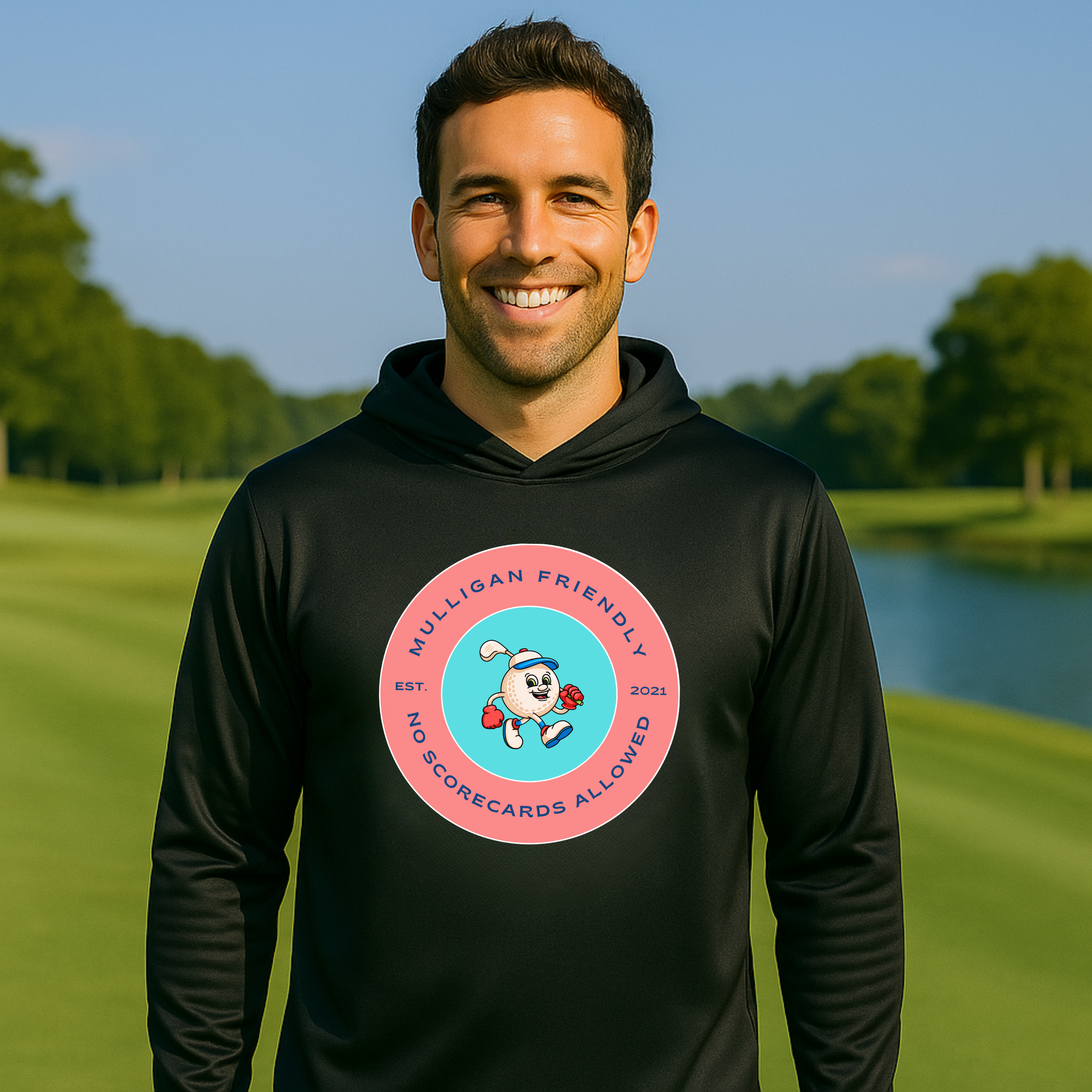 "Mulligan Friendly" - Golf Performance Hoodie