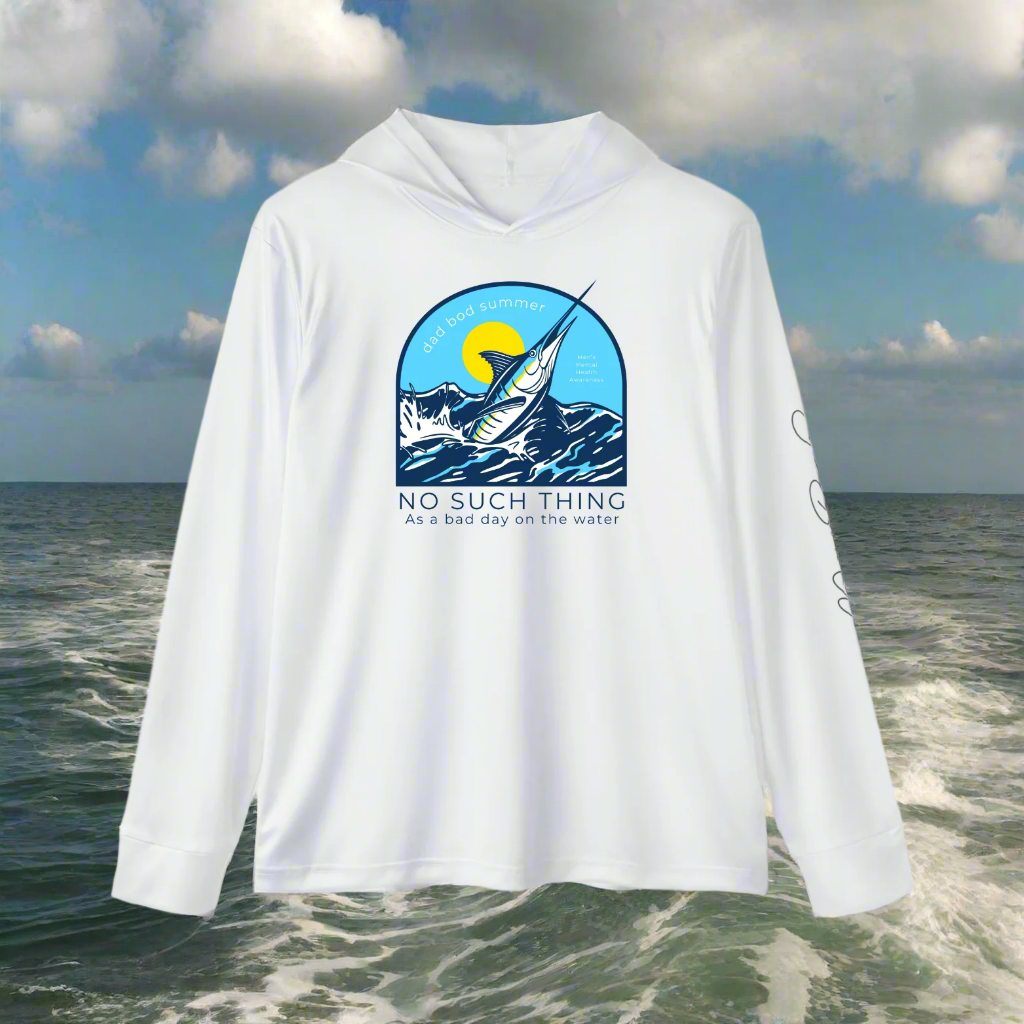 "No Such Thing As A Bad Day On The Water" Fishing Performance Hoodie