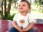 "I Can't Talk Right Now, I'm Watching Football With My Dad" Infant Football Shirt