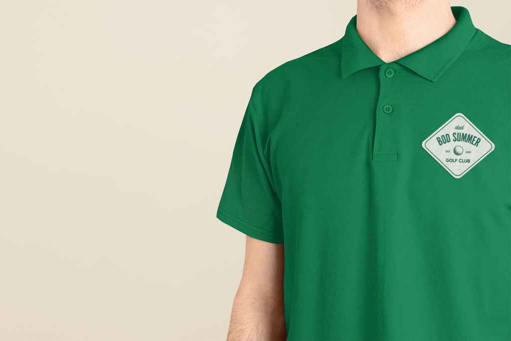 Dad Bod Summer Golf Club Polo Shirt - Dad Bod Summer