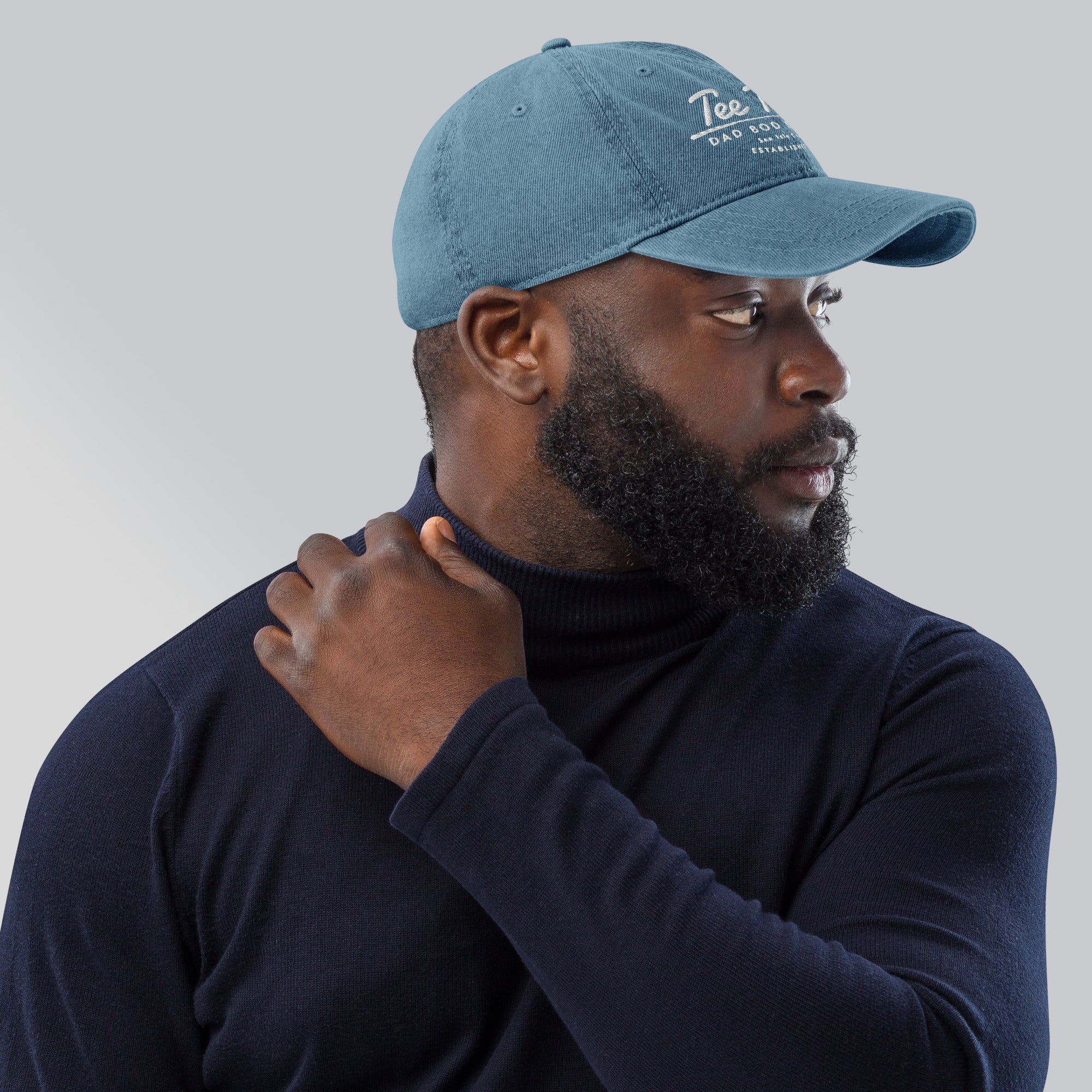 Golf Tee Time, Dad Bod Summer- Denim Hat - Dad Bod Summer