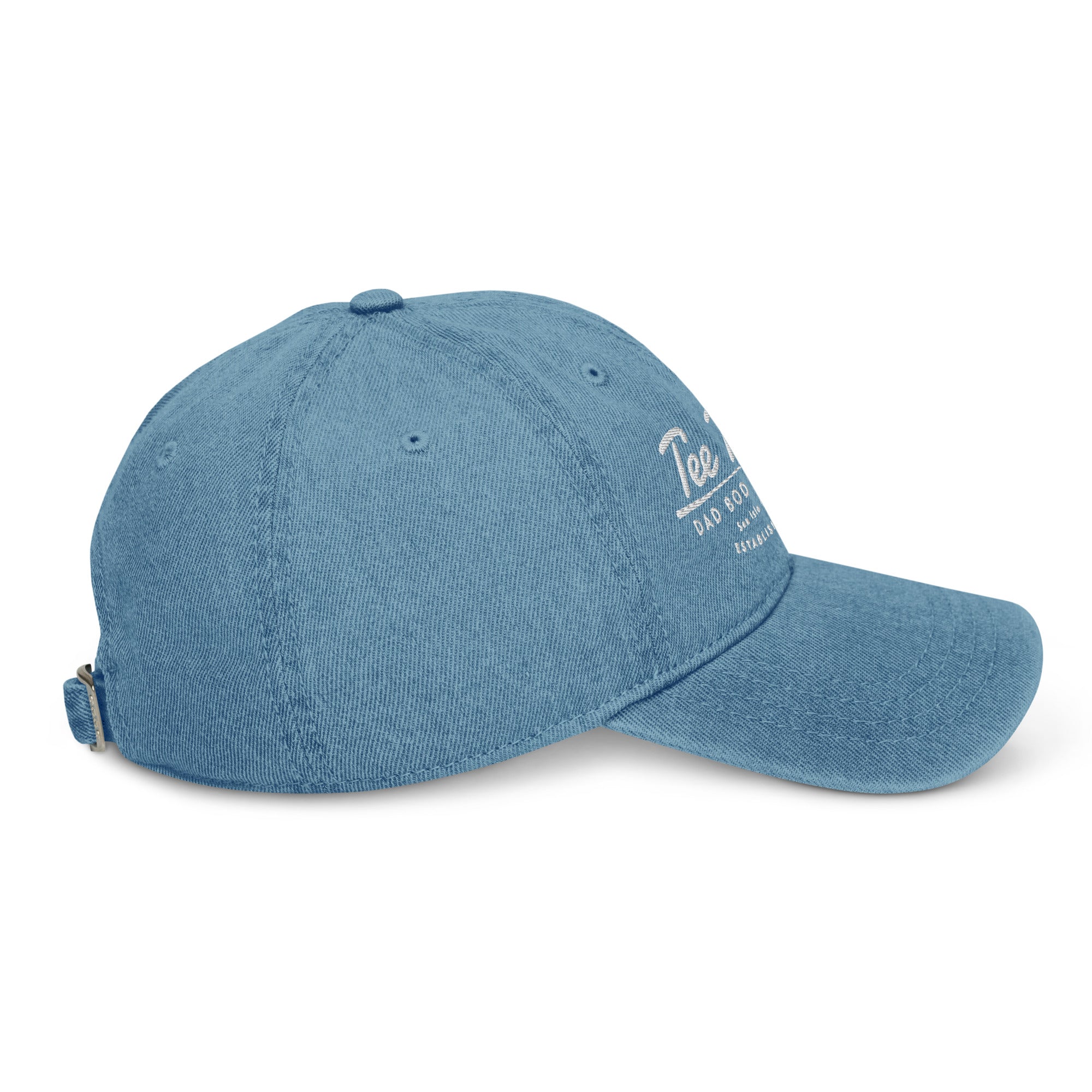 Golf Tee Time, Dad Bod Summer- Denim Hat - Dad Bod Summer