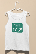 "Sea Isle City, Exit 17 Tank Top" - Beach Tank Top
