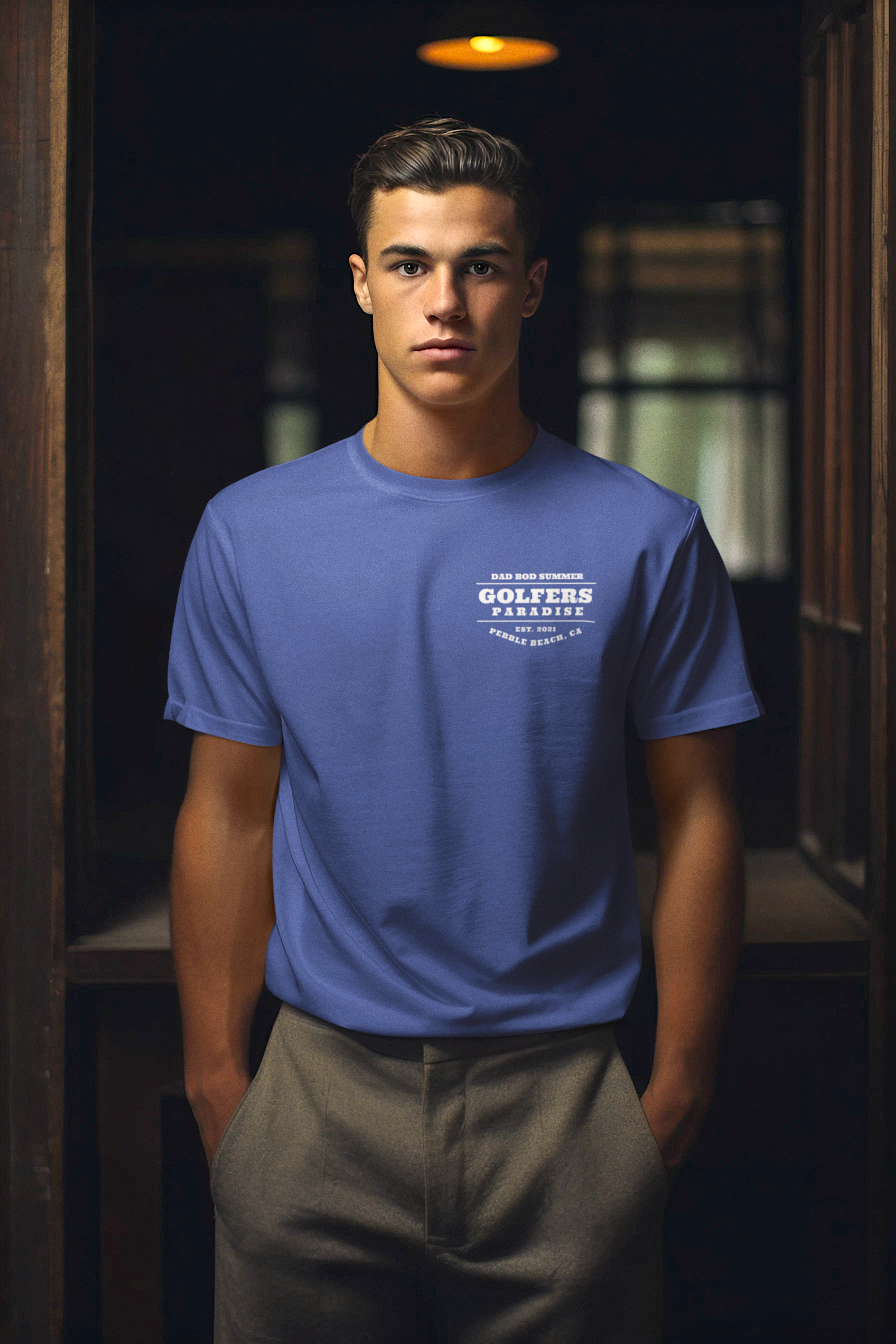 "Pebble Beach Golfers Paradise" - Golf T Shirts