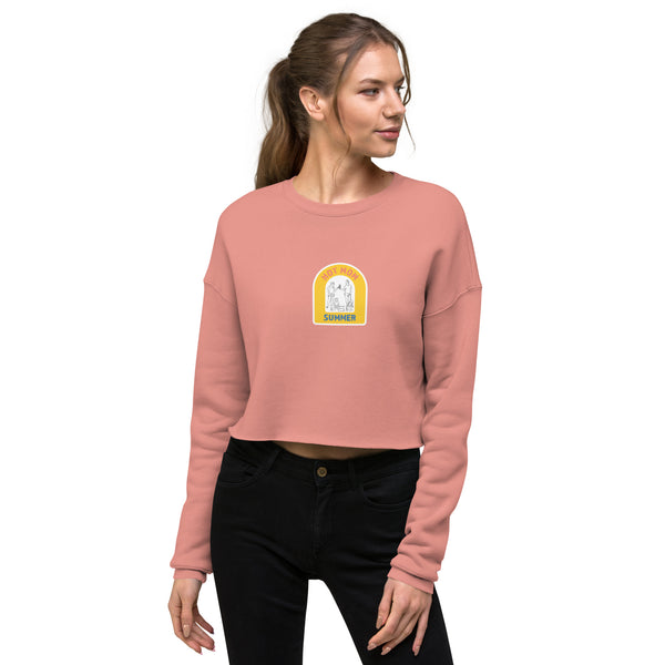 "Hot Mom Summer" Crop Sweatshirt - Dad Bod Summer