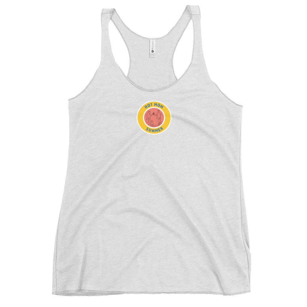 "Hot Mom Summer" Women's Racerback Tank - Dad Bod Summer