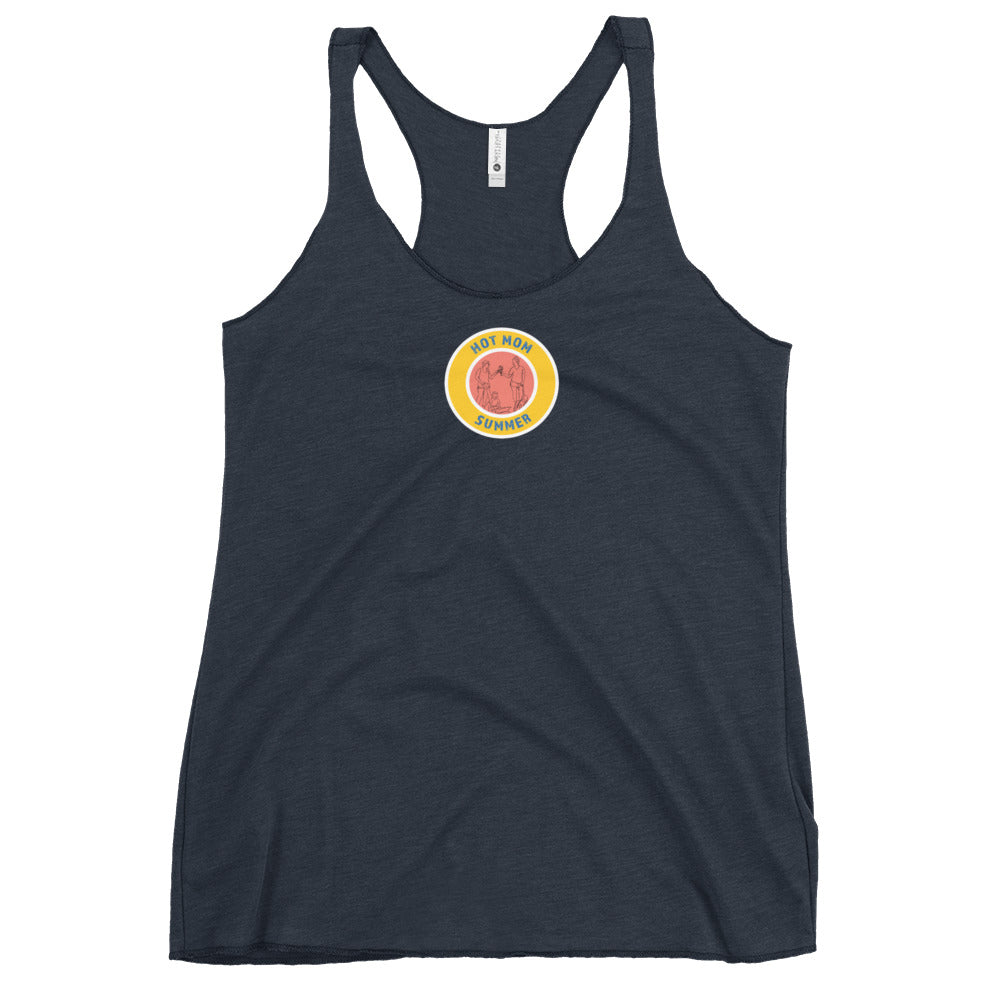 "Hot Mom Summer" Women's Racerback Tank - Dad Bod Summer