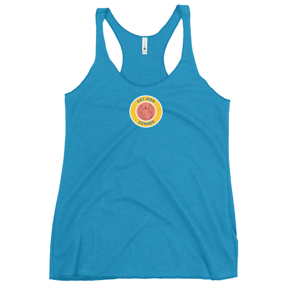 "Hot Mom Summer" Women's Racerback Tank - Dad Bod Summer