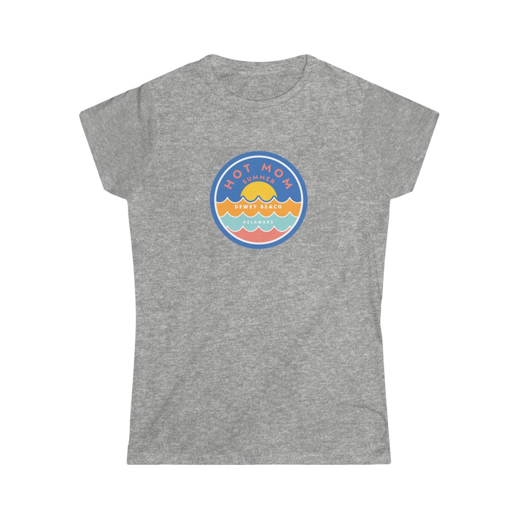 "Hot Mom Summer" Dewey Beach, DE- Sunset Logo - Dad Bod Summer